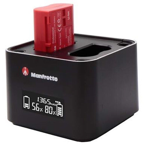 Manfrotto ProCUBE 3 Kit Profesional Cargador Doble con 2 Baterías EN-EL15C 2400mAh 7V para Nikon