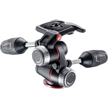 Manfrotto XPRO Cabezal 3-Vías Pan y Tilt con Placas Rápidas 200PL y 200PL-14 Capacidad 8 kg Ángulo 90°