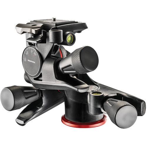 Manfrotto XPRO Cabezal Pan Tilt 3 vías 8.8 lb con placas 200PL-14 y 200PL