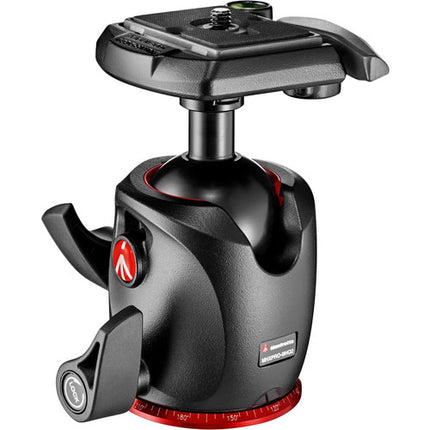 Manfrotto MT055CXPRO4 trípode de fibra de carbono 71.4 pulgadas altura máxima 19.8 lb capacidad carga con rótula MHXPRO-BHQ2 y sistema de liberación rápida 200PL