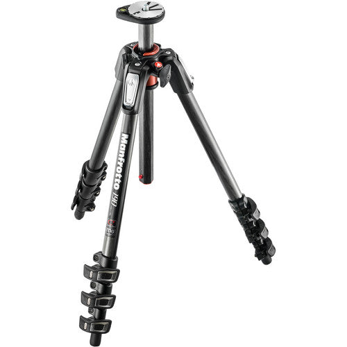 Manfrotto MT190CXPRO4 Trípode de Fibra de Carbono 168 cm con Cabeza esférica 494 y Sistema de Liberación Rápida