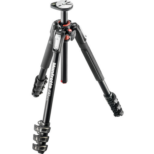 Manfrotto MT190XPRO4 Trípode de Aluminio 66.4 pulgadas con Cabezal Bola 494 y Placa QR RC2