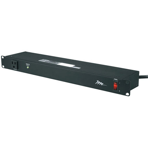 Middle Atlantic Essex Kit de Distribución de Energía Rackmount 15A 9 Salidas con Correas y Tornillos