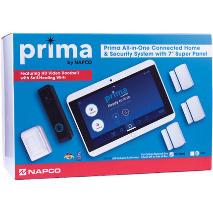 Prima by Napco PKIT1DV Sistema Wi-Fi 7" Pantalla 1080p Cámara Exterior 2MP Wi-Fi