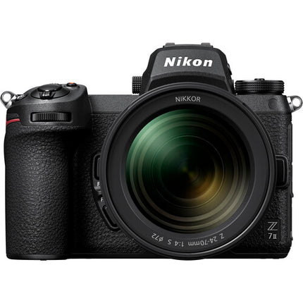 Nikon Z7 II Cámara sin Espejo 45.7MP con Lente 24-70mm f/4 y Kit Básico