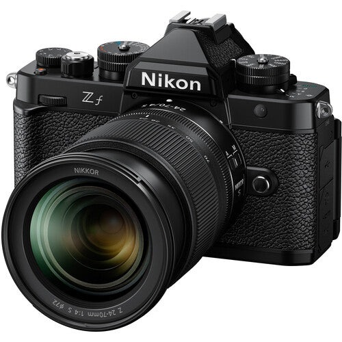 Nikon Zf Cámara sin Espejo con Lente 24-70mm f4 Kit con Bolsa Batería y Memoria 128GB