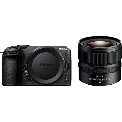 Nikon Z30 Cámara Sin Espejo 20.9MP 4K 12-28mm F3.5-5.6 Kit Completo