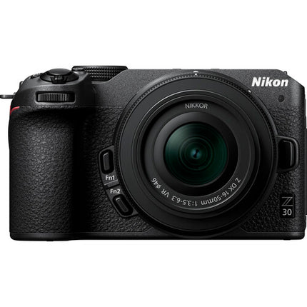 Nikon Z30 Cámara sin Espejo con Lente 16-50mm 20.9MP Bolsa y Tarjeta 64GB