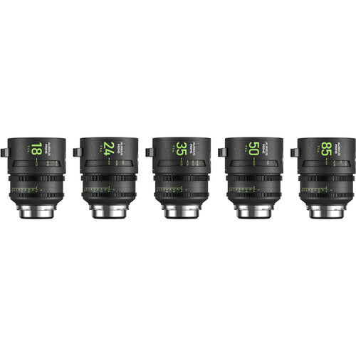 NiSi AUREUS PRIME T1.4 Kit de 5 lentes Full Frame 18 24 35 50 y 85mm con adaptador PL a Z-Mount