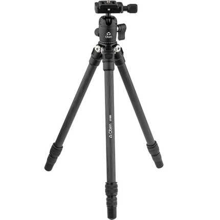 Oben CTT-1000L Tripode de Mesa Fibra de Carbono Capacidad 5kg Altura 28.2" Kit Adaptador Lateral