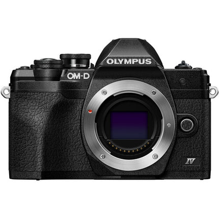 Olympus OM-D E-M10 Mark IV Cámara Sin Espejo 20.3MP 4K con Lentes 14-42mm 40-150mm Negro