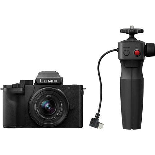 Panasonic LUMIX G100D Cámara sin Espejo 20.3MP 4K Kit Creación Contenido Negro