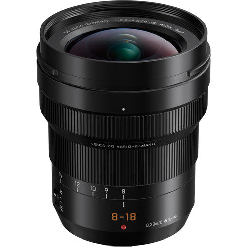 Panasonic Leica DG Vario-Elmarit 8-18mm f/2.8-4 Lente Micro Cuatro Tercios con Filtro UV 67mm