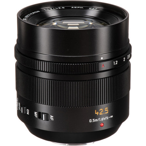 Panasonic Leica DG Nocticron 42.5mm f1.2 Lente Micro Cuatro Tercios con Estabilizador y Filtro UV 67mm