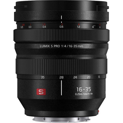Panasonic LUMIX S PRO 16-35mm f4 Zoom con Filtro UV 77mm y Kit de Limpieza