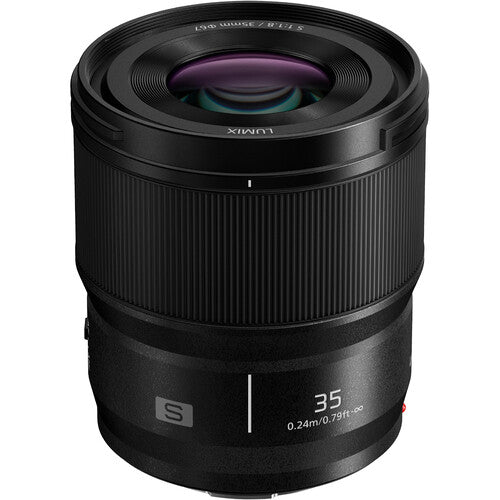 Panasonic LUMIX S 35mm f/1.8 objetivo full-frame con filtro UV 67mm