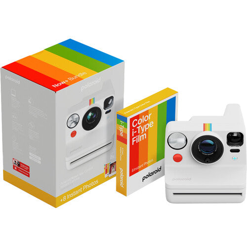 Polaroid Now+ Generation 3 i-Type Instant Camera Starter Set (White) Cámara App