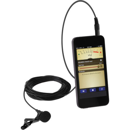 Polsen Kit de Entrevista para 2 Personas con Micrófonos Lavalier y Auriculares 50mm
