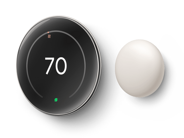 Nest Learning Thermostat 4th gen Termostato Inteligente Plata Pulida