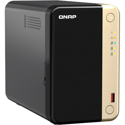 QNAP TS-264 NAS 2 Bahías 32TB 2x16TB 7200 rpm SATA III SSD M.2 PCIe