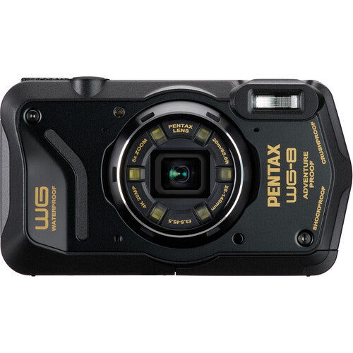 Ricoh PENTAX WG-8 Cámara Digital 20MP Zoom 5x Kit Protección y Batería
