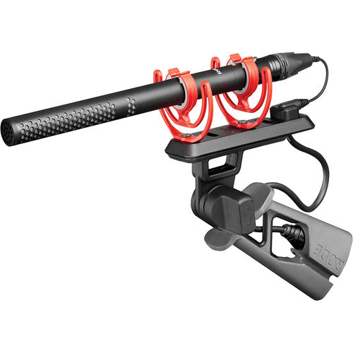 RODE NTG5 Micrófono Shotgun Corto Kit con Boompole Auray 2.5 a 7.5 ft
