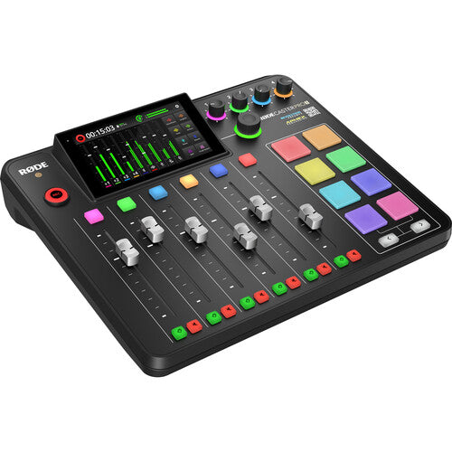 RODE RODECaster Pro II Kit Podcast 2 Personas 4 Preamplificadores 32GB microSD