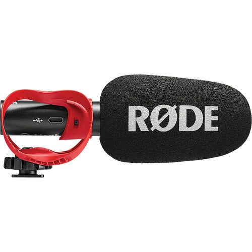 RODE VideoMic GO II-H Micrófono Shotgun para Cámara con Patrón Supercardioide y Paraviento Deluxe