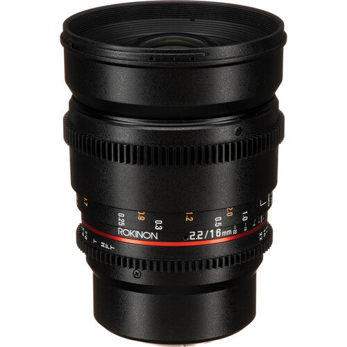 Rokinon Juego de Lentes Cine 16 35 50 85mm MFT Montura T1.5-T2.2