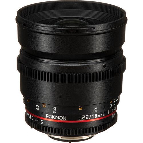 Rokinon Juego de Lentes Cine 16 35 50 85mm Montura Nikon F T1.5-T2.2
