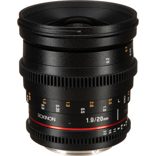 Rokinon Lentes Cine DS 20mm T1.9 35 50 85mm Montura Canon EF