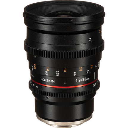 Rokinon Kit de lentes cine 20 35 50 85mm Sony E-Mount T1.5 T1.9