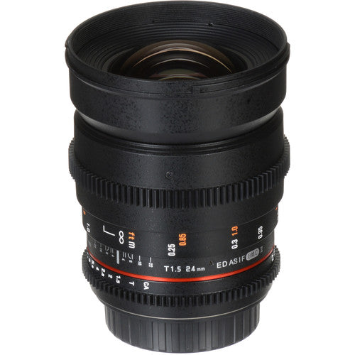Rokinon Kit de Lentes Cine 24 35 50 85mm T1.5 Montura Canon EF