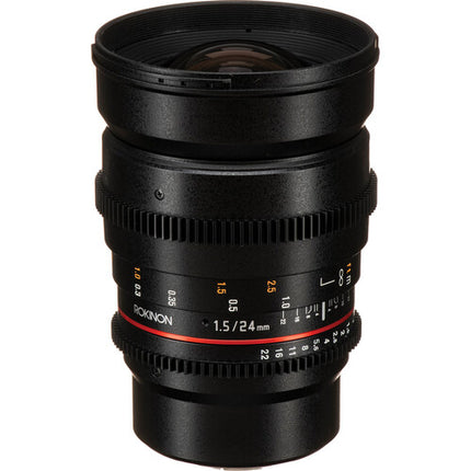 Rokinon Bundle de Lentes Cine DS 24 35 50 85mm T1.5 Montura Micro Cuatro Tercios