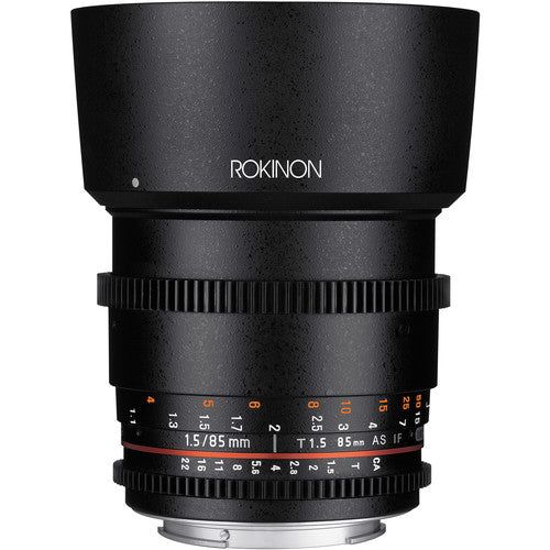Rokinon Cine DS Kit de lentes 85mm T1.5 100mm T3.1 Macro 135mm T2.2 para Canon EF
