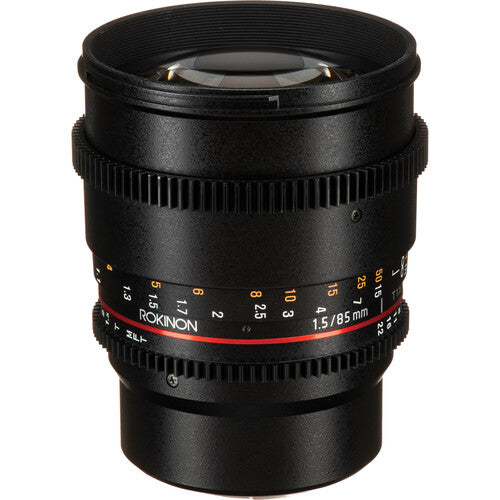 Rokinon Cine DS Kit de lentes 85mm T1.5 100mm T3.1 macro 135mm T2.2 MFT