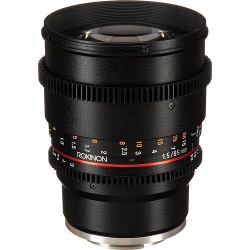 Rokinon Cine DS Kit de lentes 85mm T1.5 100mm T3.1 macro 135mm T2.2 para Sony E Mount
