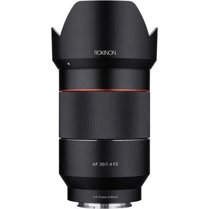 Rokinon AF 35mm f/1.4 FE Lente Sony E Full Frame Kit Estación