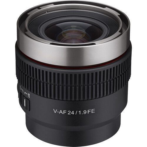 Samyang Cine V-AF T1.9 FE Kit de 4 lentes 24 35 45 75mm con adaptador y estación