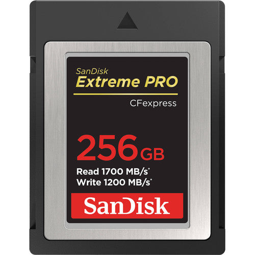 SanDisk Extreme PRO CFexpress Type B 256GB 1700MB/s y SDXC 128GB UHS-II