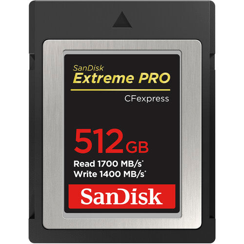 SanDisk 512GB Extreme PRO CFexpress Tipo B y 256GB SDXC Kit de Tarjetas de Memoria