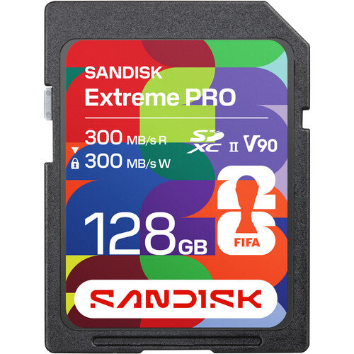 SanDisk 128GB Extreme PRO SDXC UHS-II 300MB s y 256GB CFexpress Type B 1700MB s FIFA World Cup 2026