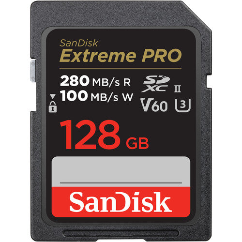 SanDisk 128GB Extreme PRO UHS-II Tarjeta de Memoria SDXC 280MB/s 2-Pack