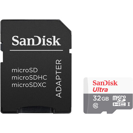 SanDisk 32GB Ultra UHS-I microSDHC 10-Pack con Adaptador SD y Lector USB 2.0 4 en 1