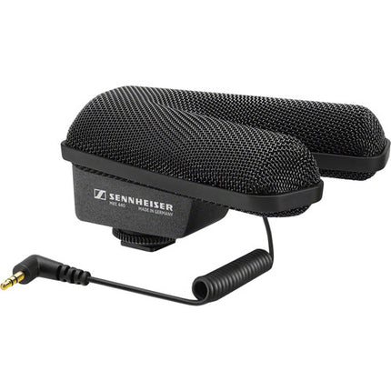 Sennheiser MKE 440 Micrófono Direccional Estéreo con Paraviento de Piel