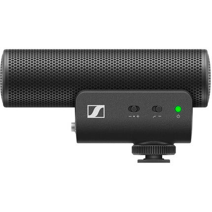 Sennheiser MKE 400 Micrófono Shotgun para Cámara con Boompole de Aluminio 7' y Accesorios
