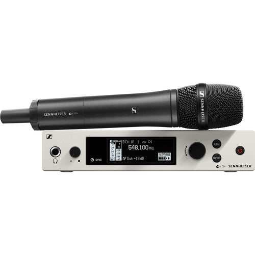 Sennheiser EW 500 G4-935 Micrófono Inalámbrico Handheld 8h Batería Kit Big Windbubble