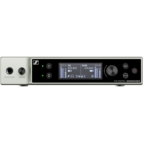 Sennheiser EW-DX EM 2 Sistema Inalámbrico Digital 2 Canales 87 MHz Banda 3.5mm Bloqueo