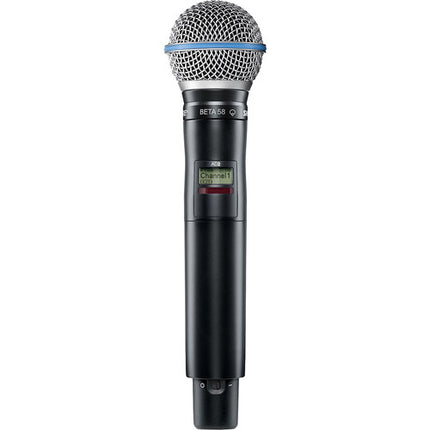 Shure 2CH Receptor con Transmisor Power K B58A Sistema Inalámbrico