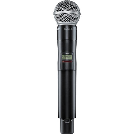 Shure 2CH Receptor con Kit de Alimentación y Micrófono SM58
